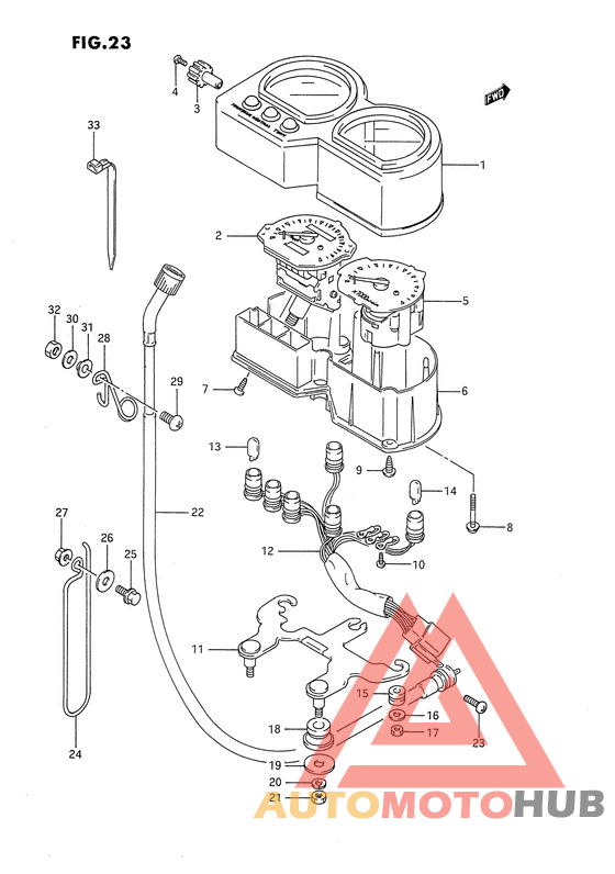 Спидометр-тахометр