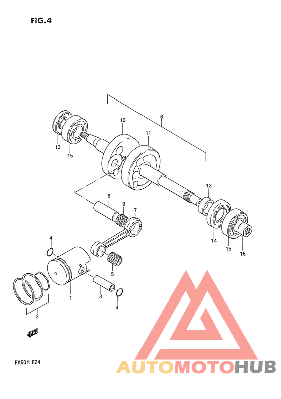 Вал коленчатый