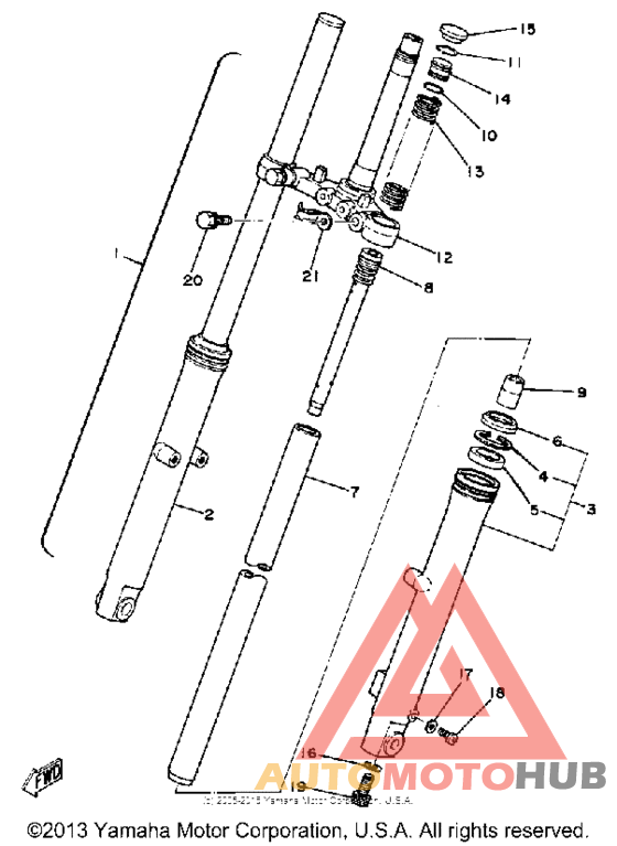 Передняя вилка