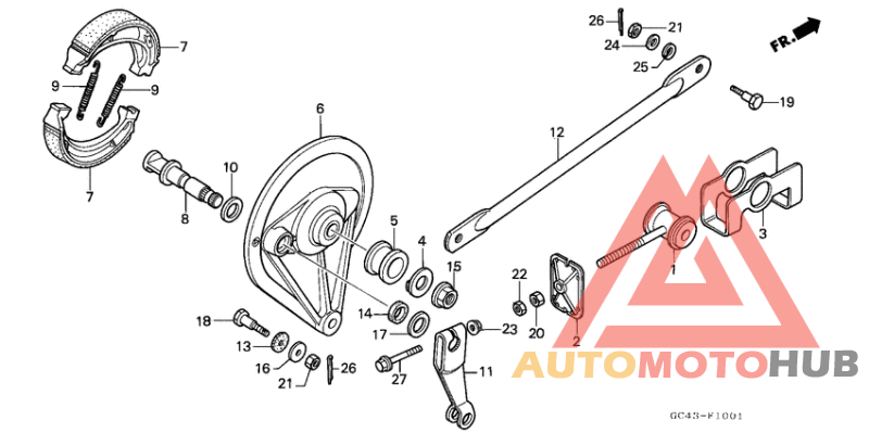 Задний тормоз