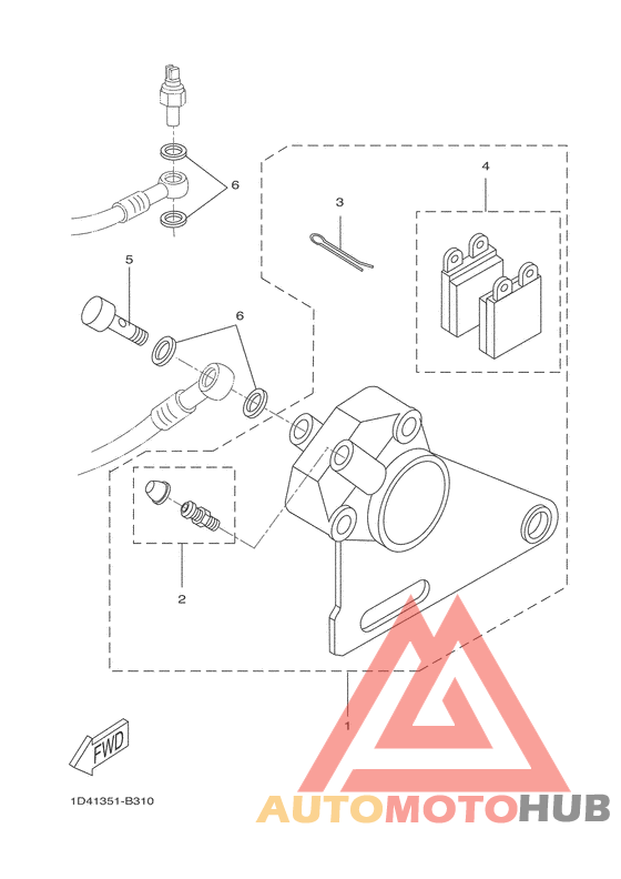 Задний суппорт