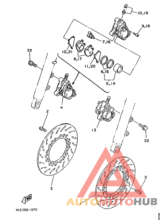 Передний тормоз