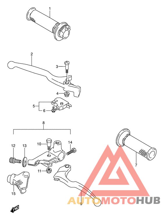 Рулевой рычаг