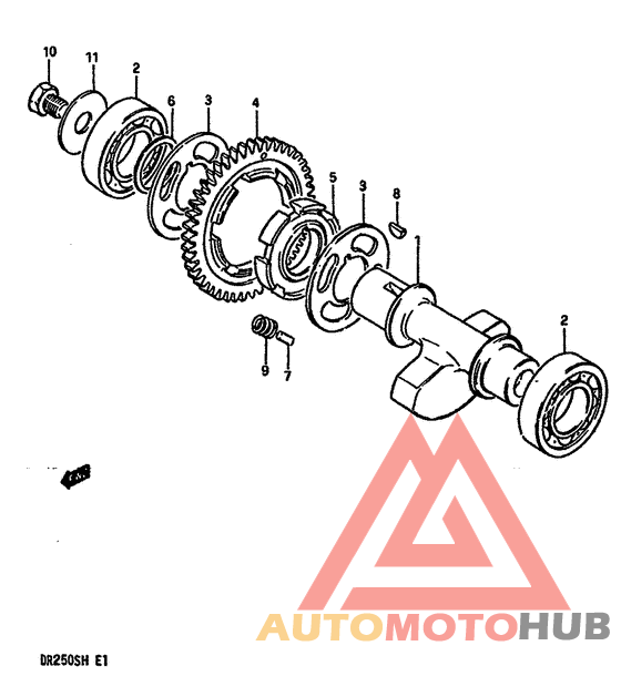Балансир кривошипа