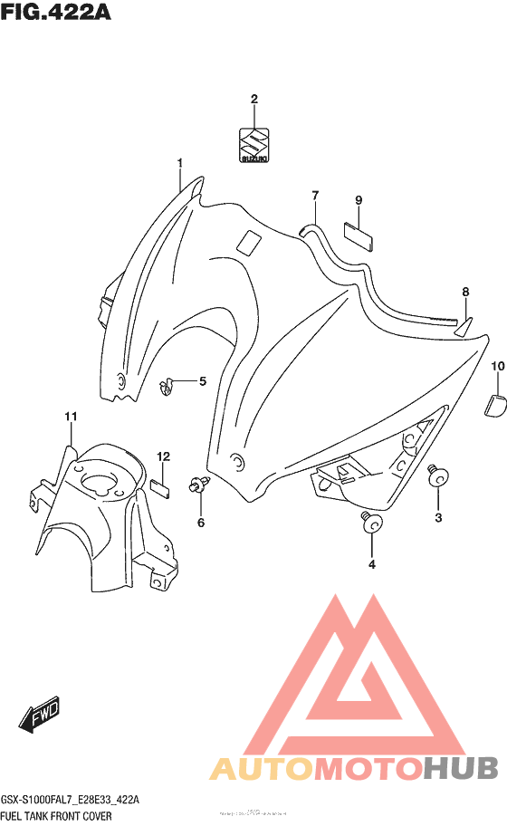 Fuel Tank Front Cover