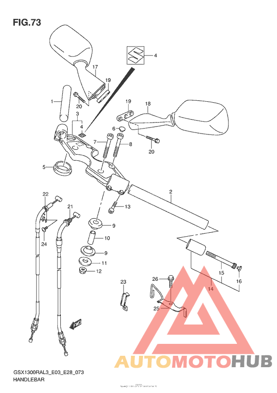 Handlebar (Gsx1300Ral3 E33)