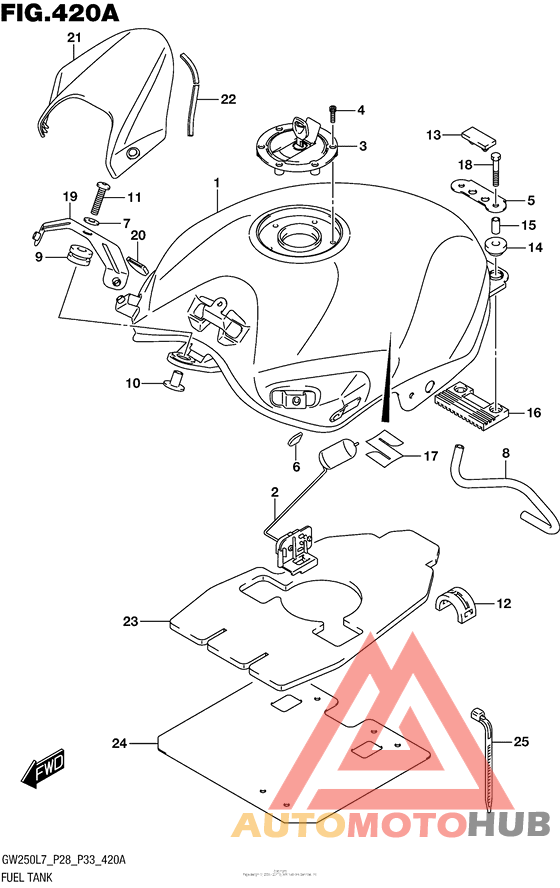 Fuel Tank (Gw250L7 P28)
