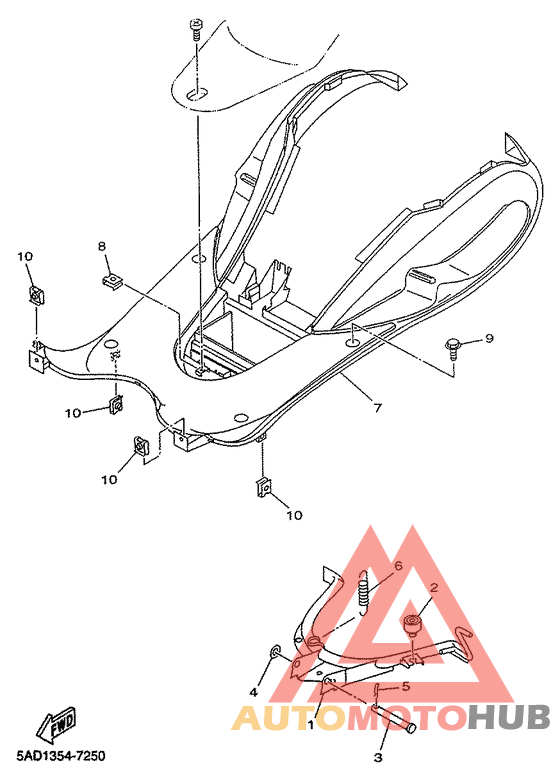 Stand. footrest