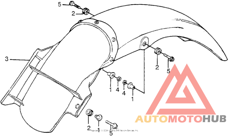 Задний бампер