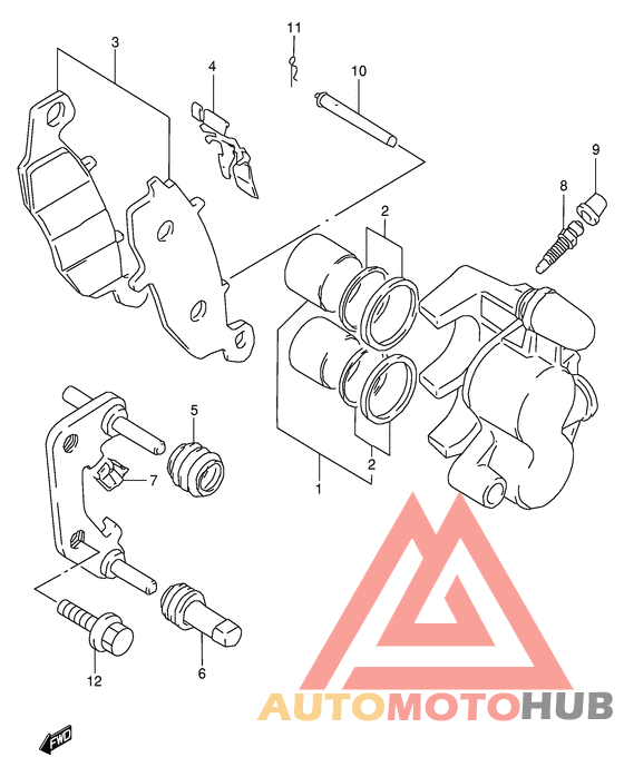Передний суппорт