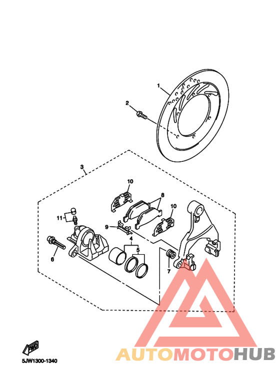 Задний суппорт