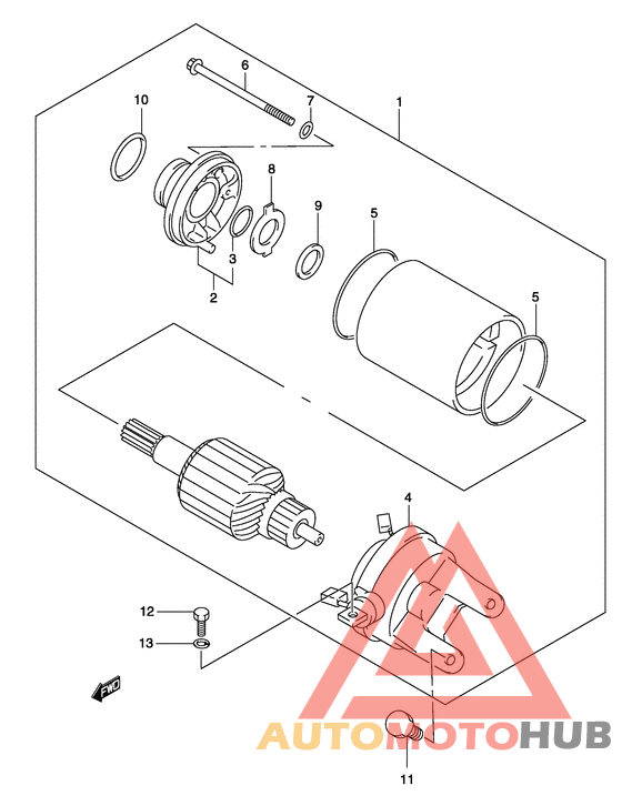 Стартерный мотор