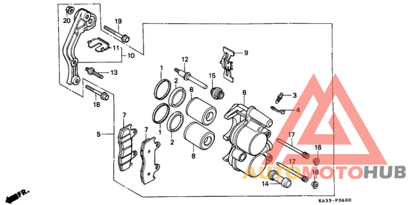 Передний суппорт