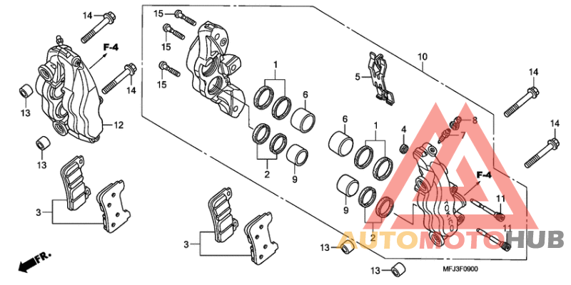 Передний суппорт