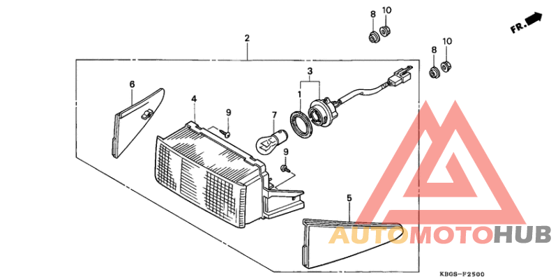 Taillight unit ass`y