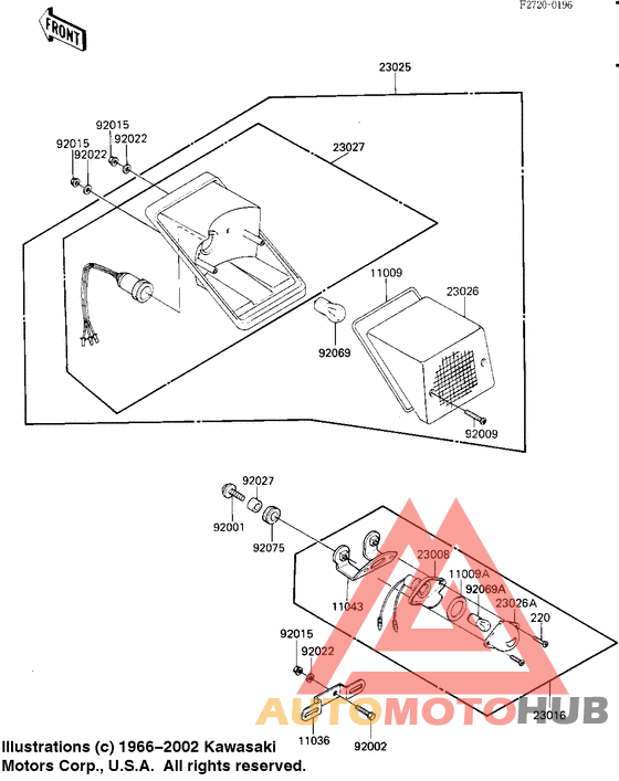 Taillight unit ass`y