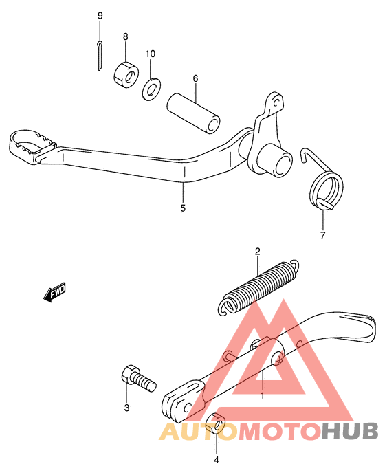 Передний суппорт