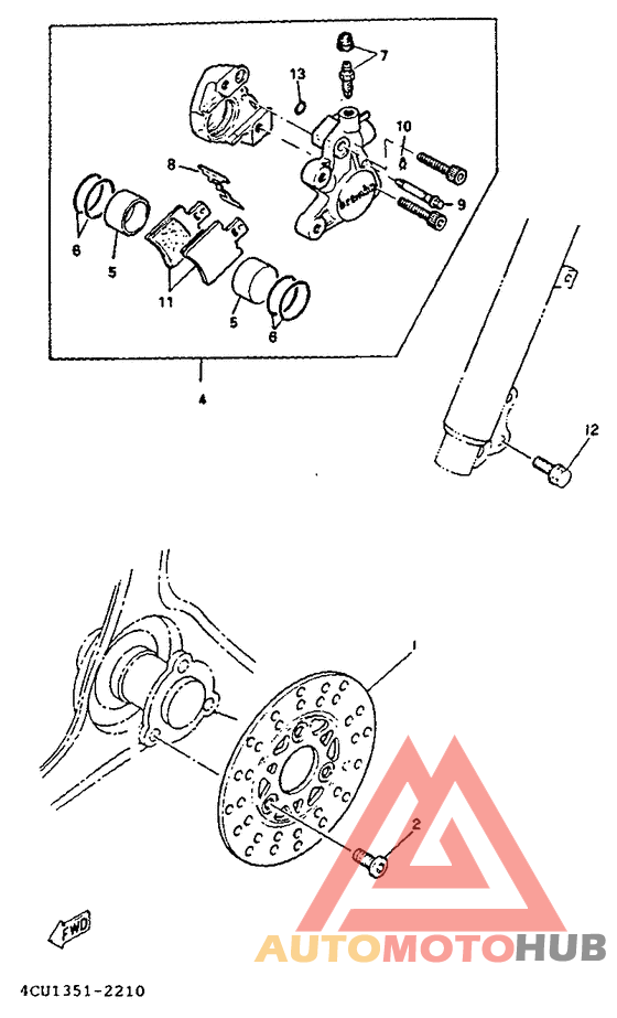 Vorderradbremssattel