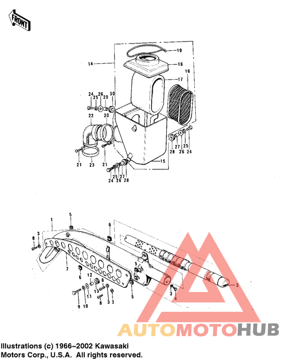 Air cleaner/muffler