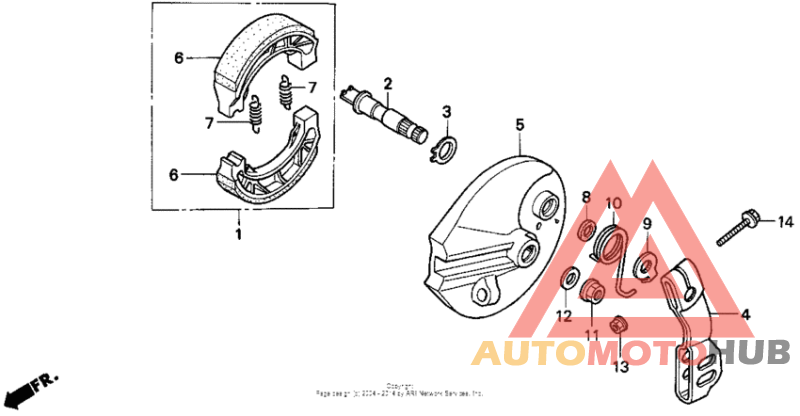 Задний тормоз