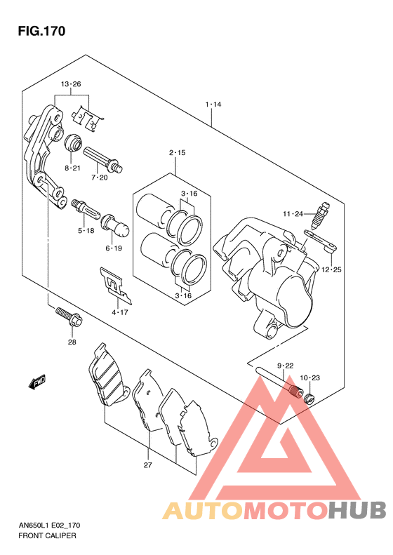 Передний суппорт