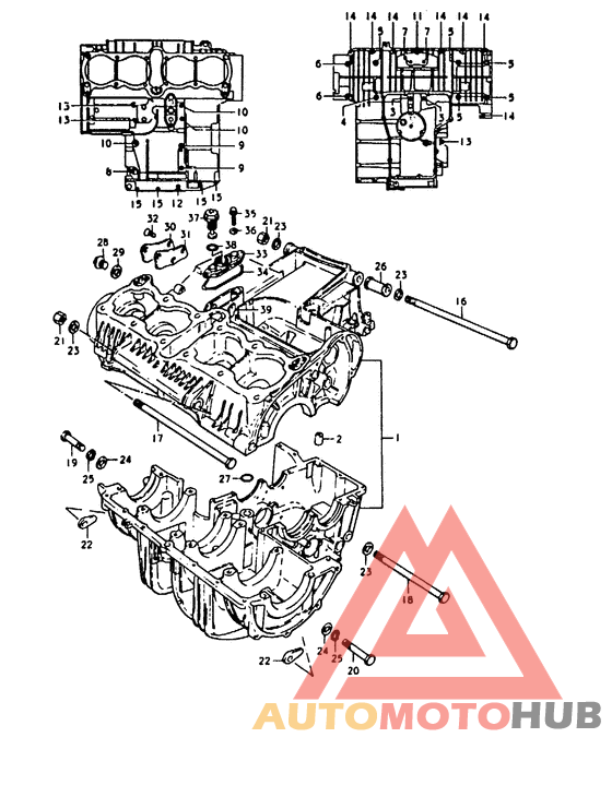Картер двигателя