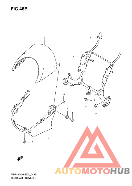 Headlamp cover  front fender