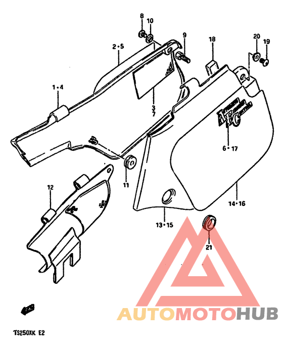 Обтекатель задний