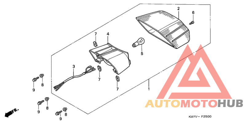 Taillight unit ass`y