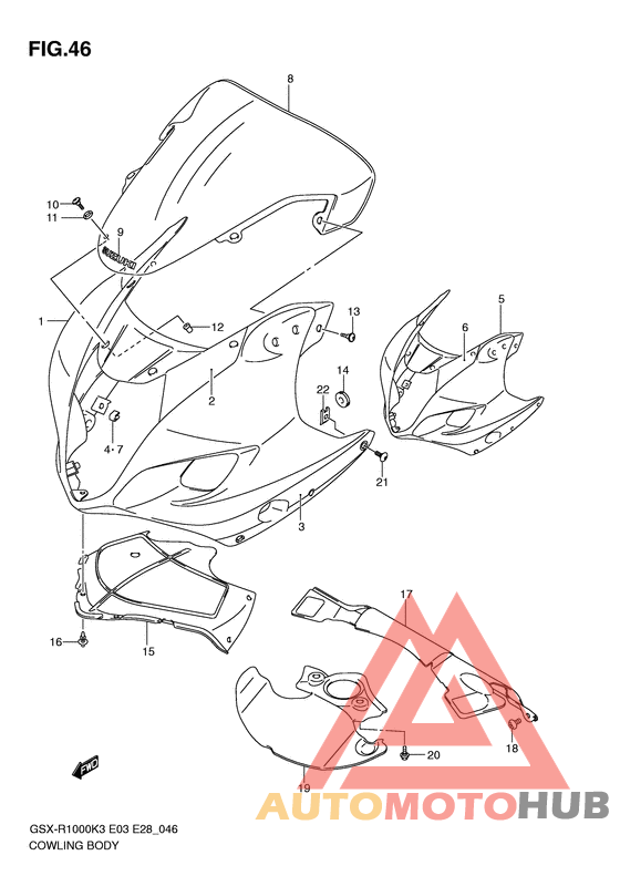 Cowling body