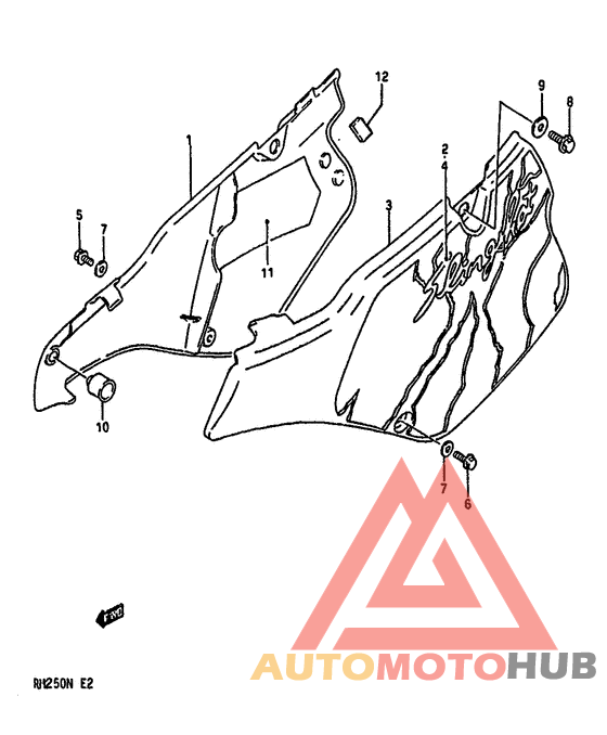 Обтекатель задний