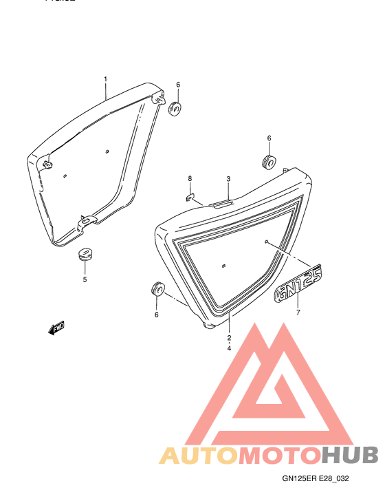 Обтекатель задний