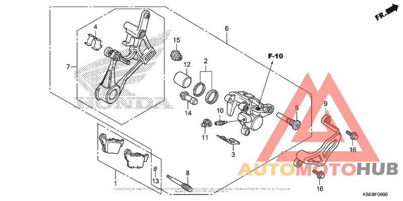 Задний суппорт