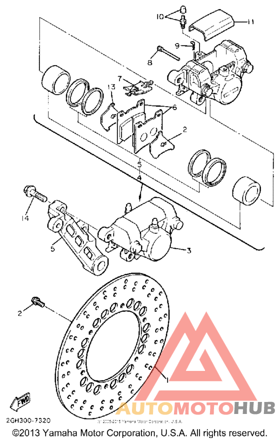 Задний суппорт