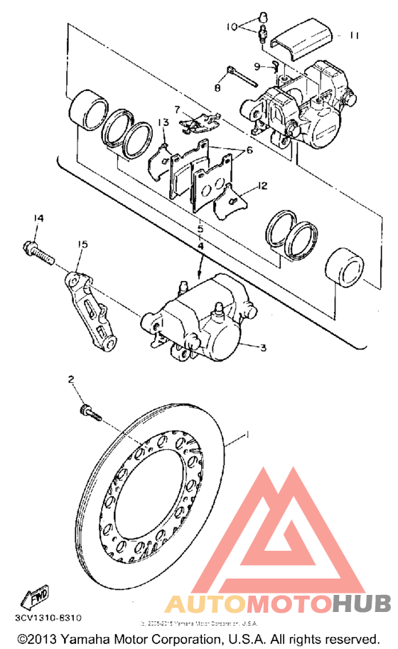 Задний суппорт