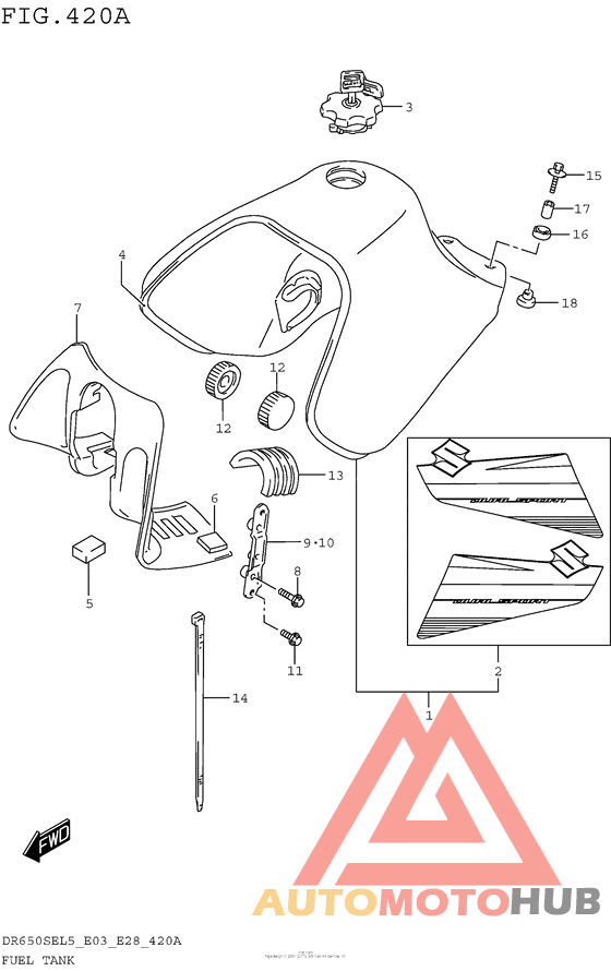 Fuel Tank (Dr650Sel5 E03)
