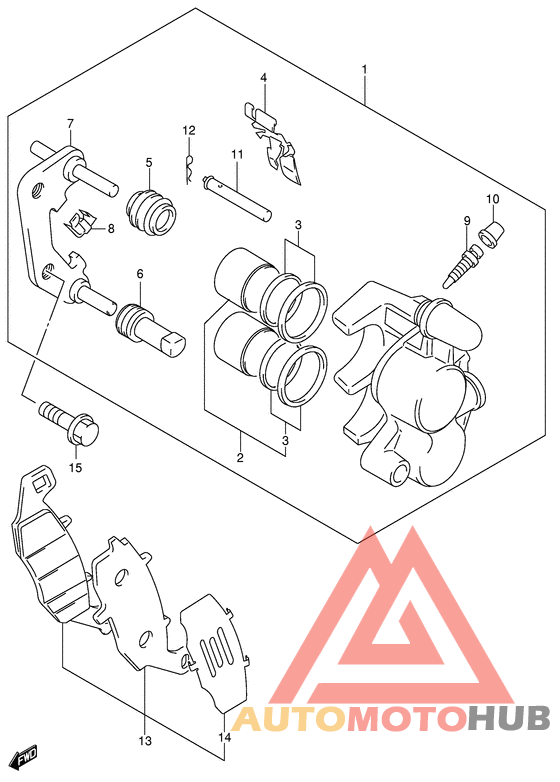 Передний суппорт