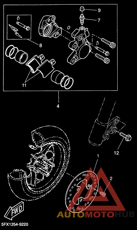 Передний суппорт
