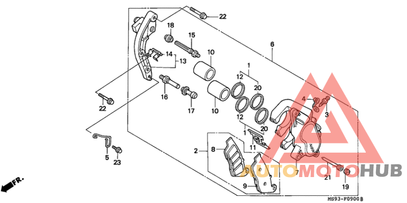 Передний суппорт