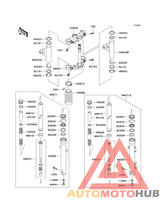 Передняя вилка