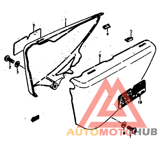 Обтекатель задний