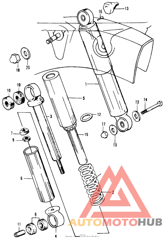 Задние амортизаторы