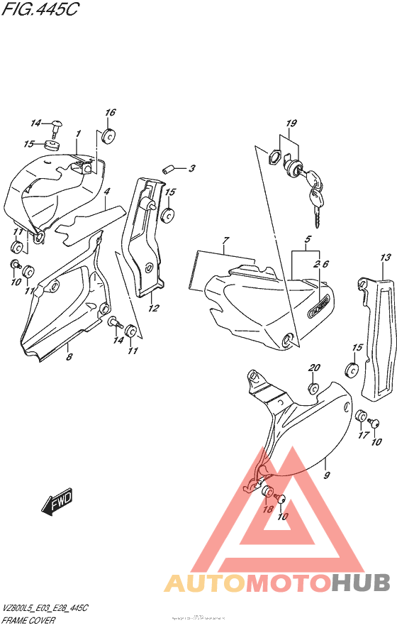 Frame Cover (Vz800L5 E33)