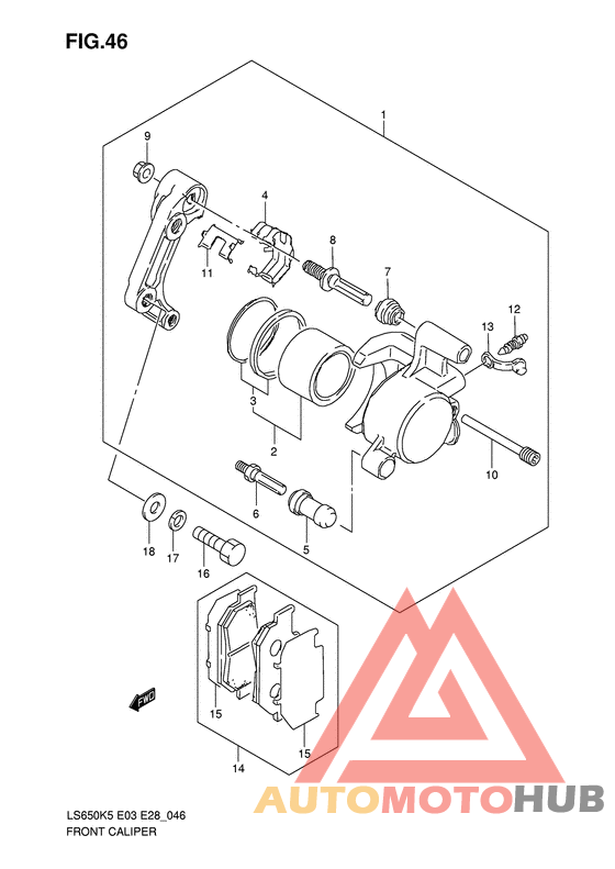 Передний суппорт