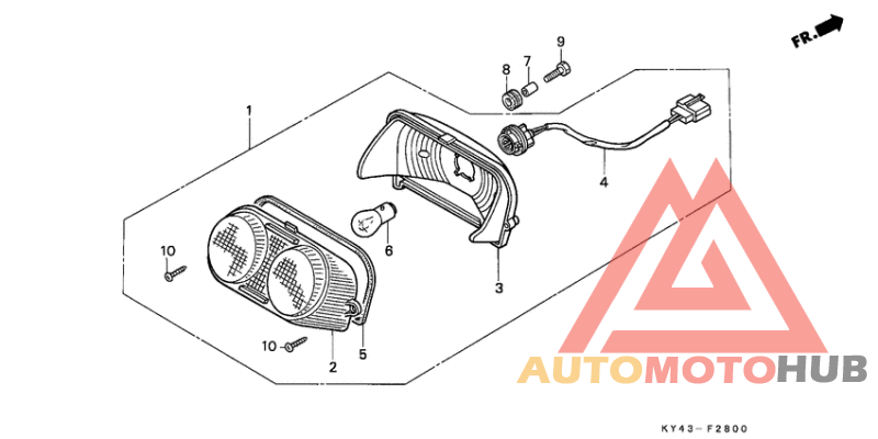 Taillight unit ass`y