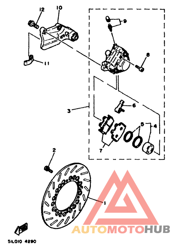 Задний суппорт