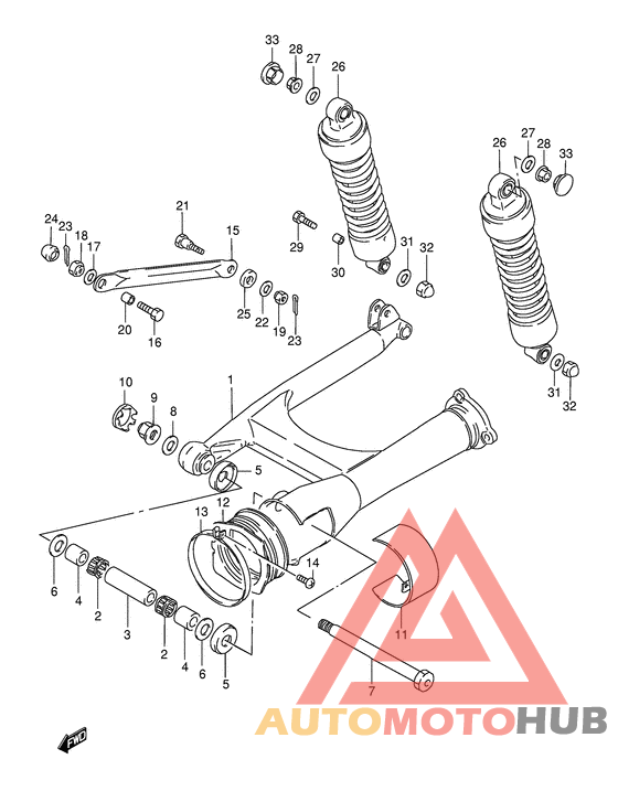 Маятник задний