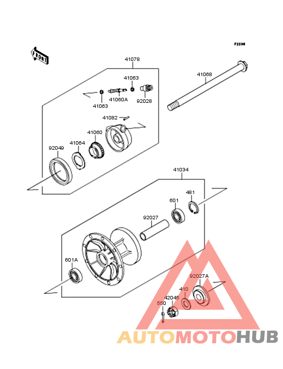 Переднее колесо