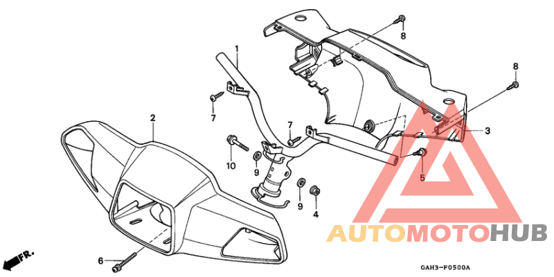 Steering handle/ handle cover