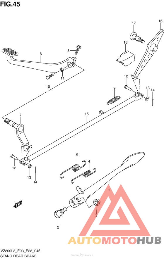Stand Rear Brake